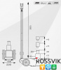 Домкрат подкатной S40-2EL, 20-40т, пневмогидравлический 150-409мм, 40кг