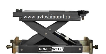 Траверса ножничная гидравлическая с ручным приводом KraftWell KRWJ2N г/п 2 тонны